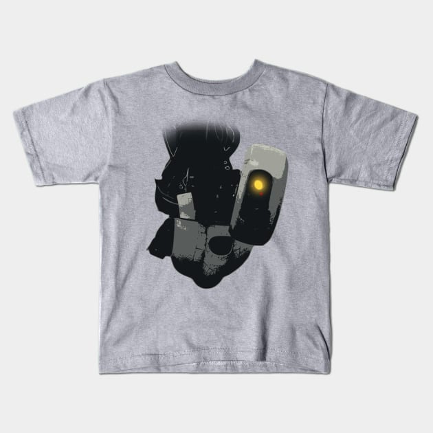 GLaDOS Kids T-Shirt by SJAdventures